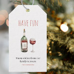Spaß haben | Weihnachtsgetränketags Geschenkanhänger<br><div class="desc">Spaß haben | Weihnachtsgetränketags</div>