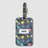 Spaß Halloween anpassbar Gepäckanhänger (Vorderseite Vertikal)