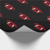 Spaß Halloween der Vampirs-Reißzahn-2, das Geschenkpapier (Ecke)