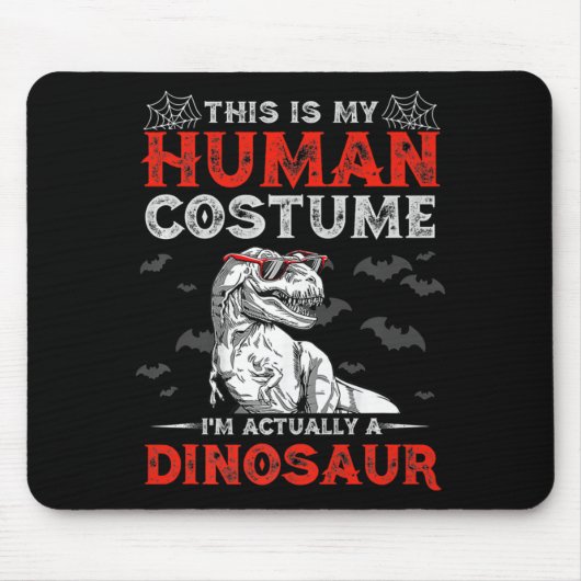 Spaß Halloween Geschenke Niedlich Dinosaurier Das Mousepad (Vorne)