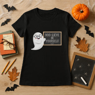 Spaß Halloween Ghost BOO-LIEVE in Ihrem eigenen Le T-Shirt
