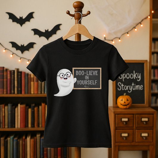 Spaß Halloween Ghost BOO-LIEVE in Ihrem eigenen Le T-Shirt