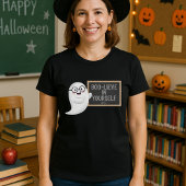 Spaß Halloween Ghost BOO-LIEVE in Ihrem eigenen Le T-Shirt