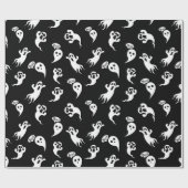 Spaß Halloween Ghosts Holiday Geschenkpapier (Flach)