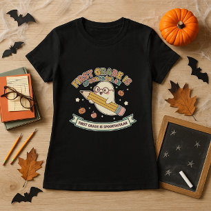 Spaß Halloween Lehrer erste Klasse ist Spooktacula T-Shirt