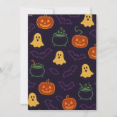 Spaß Halloween-Party laden Einladung (Rückseite)