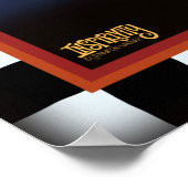 Spaß Halloween Pumpkin Bats Klassenzimmer Inspiriv Poster (Ecke)