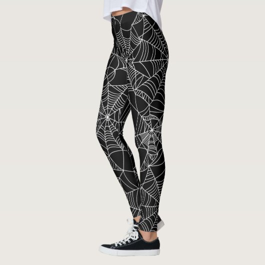 Spaß-Halloween-Spinnennetz-Muster-Leggings Leggings (Links)