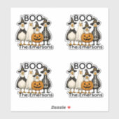 Spaß Halloween Spooky Aufkleber (Blatt)