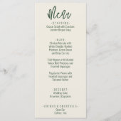 Spaß handgeschriebene farbenfrohe Pastelszeit Menükarte (Vorderseite)