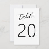 Spaß handgeschriebene Schwarz-weiße Hochzeitsstimm Einladung (Vorderseite)