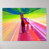 Spaß Harness Racing Print Poster (Vorne)