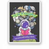 Spaß hat keine Admosphäre Aufkleber (Vorderseite)