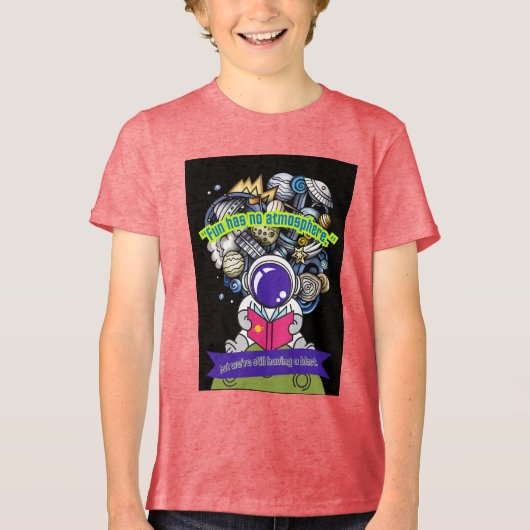 Spaß hat keine Admosphäre Tri-Blend Shirt (Vorderseite)