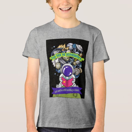 Spaß hat keine Admosphäre Tri-Blend Shirt (Vorderseite)