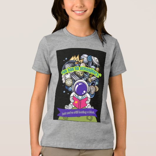 Spaß hat keine Admosphäre Tri-Blend Shirt (Vorderseite)