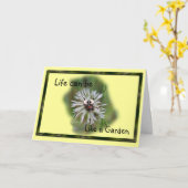 Spaß Havin' a Bad Day - passen Sie jede Gelegenhei Karte (Gelbe Blume)