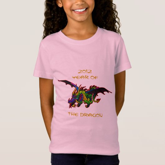 Spaß-heftiger Fliegen-Drache T-Shirt (Vorderseite)