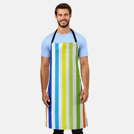 Spaß hell und kühl - Moderne Streifen Schürze (Getragen)