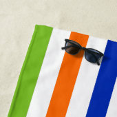 Spaß hell und kühl - Moderne Streifen Strandtuch (Beispiel)