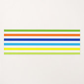 Spaß hell und kühl - Moderne Streifen Yogamatte (Vorderseite (Horizontal))