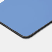 Spaß hellblau zwei sportive weiße Streifen Schreibtischunterlage (Ecke)