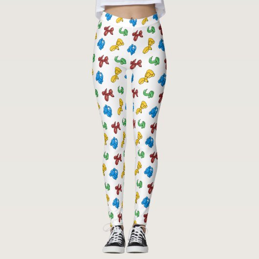 Spaß, heller Ballontierentwurf Leggings (Vorderseite)