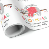 Spaß-helles Trägheitsweihnachten Geschenkpapier (Rolleneckpunkt)