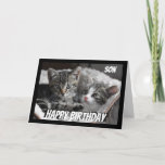 Spaß Herz zu Herz Son Birthday Katze Tier Karte<br><div class="desc">Wenn Sie Katzen oder Tiere Liebe,  diese Karte bringt ein Lächeln auf Ihr Gesicht Perfect for the Son,  der Katzen Liebe.  Wir sehen vielleicht nicht immer Auge,  sondern immer Herz zu Herz</div>