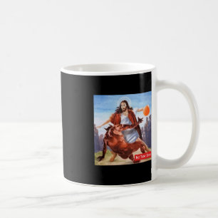 Spaß heute nicht Satan Jesus Crossover Basketball Kaffeetasse