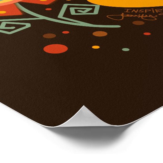 Spaß hier kommt die Niedliche Inspirivität der Son Poster (Ecke)