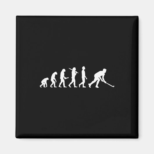 Spaß Hockey-Evolution für Hockeyspieler Magnet (Vorne)