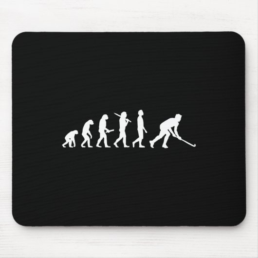 Spaß Hockey-Evolution für Hockeyspieler Mousepad (Vorne)