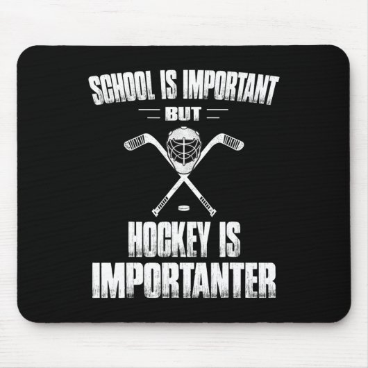 Spaß Hockey ist wichtig für Jungs und Männer Mousepad (Vorne)
