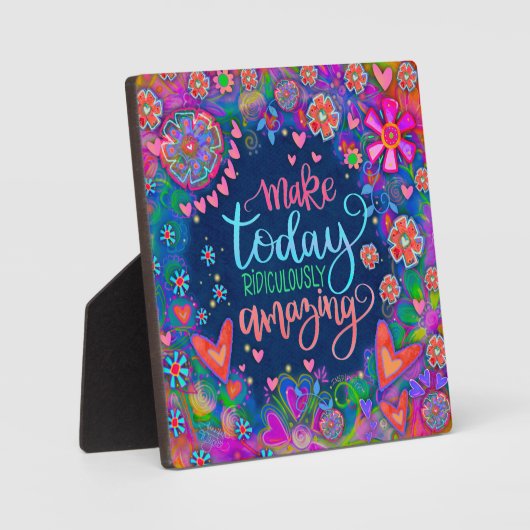 Spaß Hübsch inspirierendes Phantastisches Zitat Fotoplatte (Vorderseite)