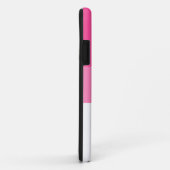 Spaß Hübsch zwei Tone Candy Rosa Coole Streifen Case-Mate iPhone Hülle (Hinten/Rechts)