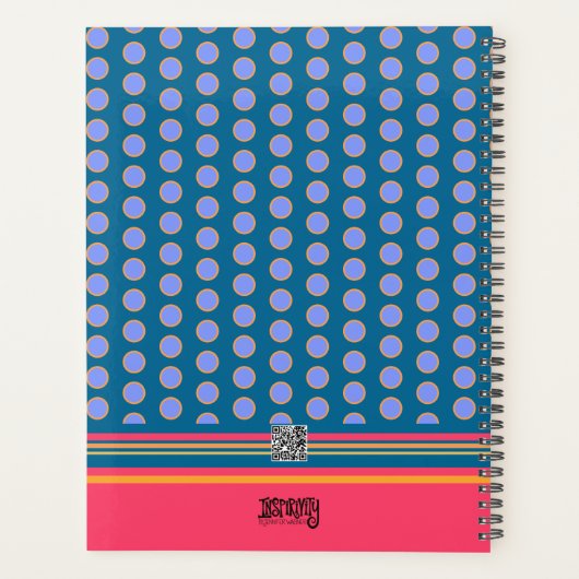 Spaß Hübsche Blumenerkundung fröhliche Inspiritivi Planer (Rückseite)