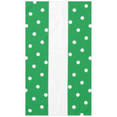 Spaß Hübsche, hellgrüne Streifen Polka Dots Tischdecke (Vorderseite)