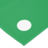 Spaß Hübsche, hellgrüne Streifen Polka Dots Tischdecke (Schrägansicht)