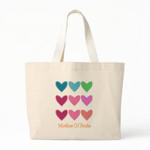 Spaß Hübsche Herzen farbenfrohe Mutter der Braut H