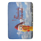 Spaß Hühnchen Weihnachtsbath Mat! Badematte (Vorderseite Vertikal)