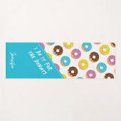 Spaß humorvoll mache ich es für die Donuts bunt Yogamatte (Vorderseite (Horizontal))
