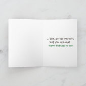 Spaß-Hund-Nase zum Geburtstag Karte (Innenseite)