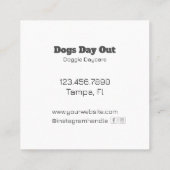 Spaß Hunde Tag Out Custom Doggie Daycare (Rückseite)