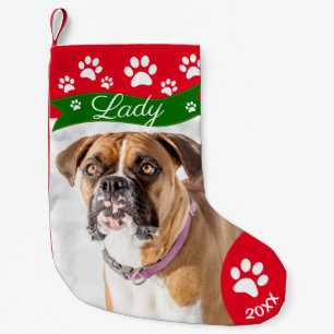 Spaß-HundeweihnachtsStrümpfe - personalisiertes Kleiner Weihnachtsstrumpf