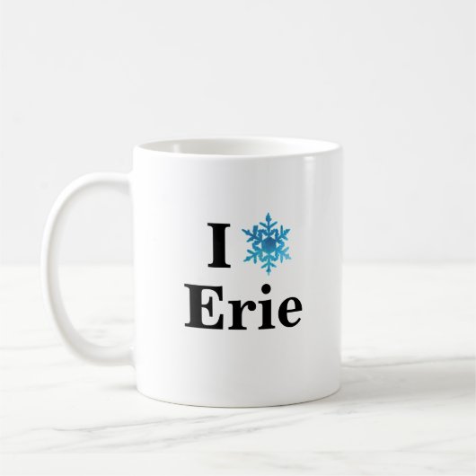 Spaß I Snowflake City Kaffee Tasse (Links)