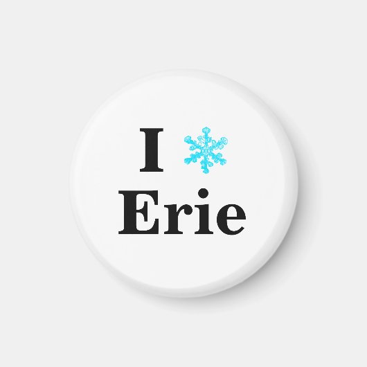 Spaß I Snowflake Erie Magnet (Vorne)