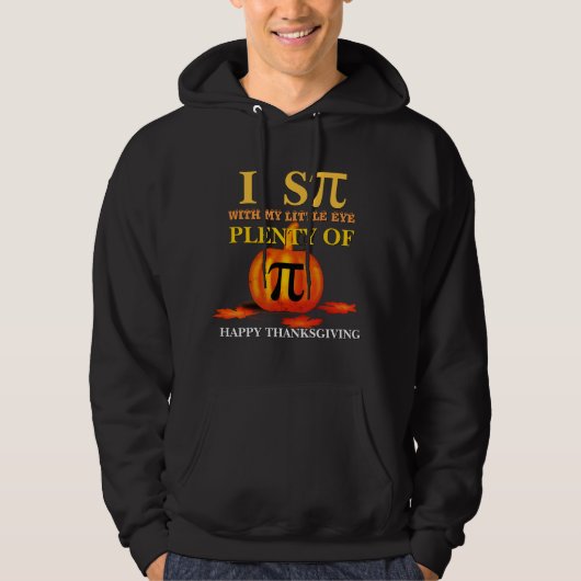 Spaß I SPY PUMPKIN PIE Erntedank Hoodie (Vorderseite)