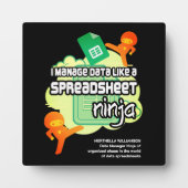 Spaß I Verwalten von Daten SPREADSHEET NINJA Fotoplatte (Vorderseite)