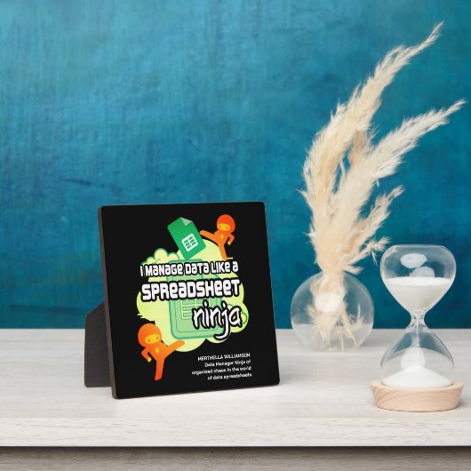 Spaß I Verwalten von Daten SPREADSHEET NINJA Fotoplatte (InSitu)